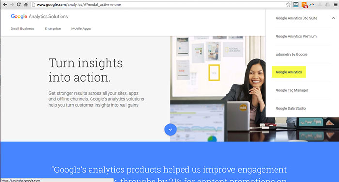 Adding Your Site to Google Analytics Step 2