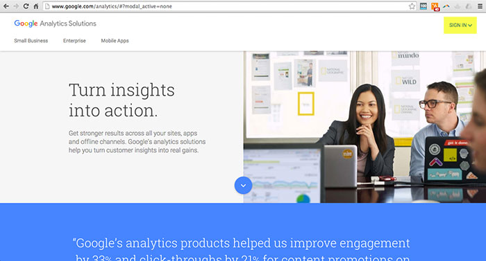 Adding Your Site to Google Analytics Step 1