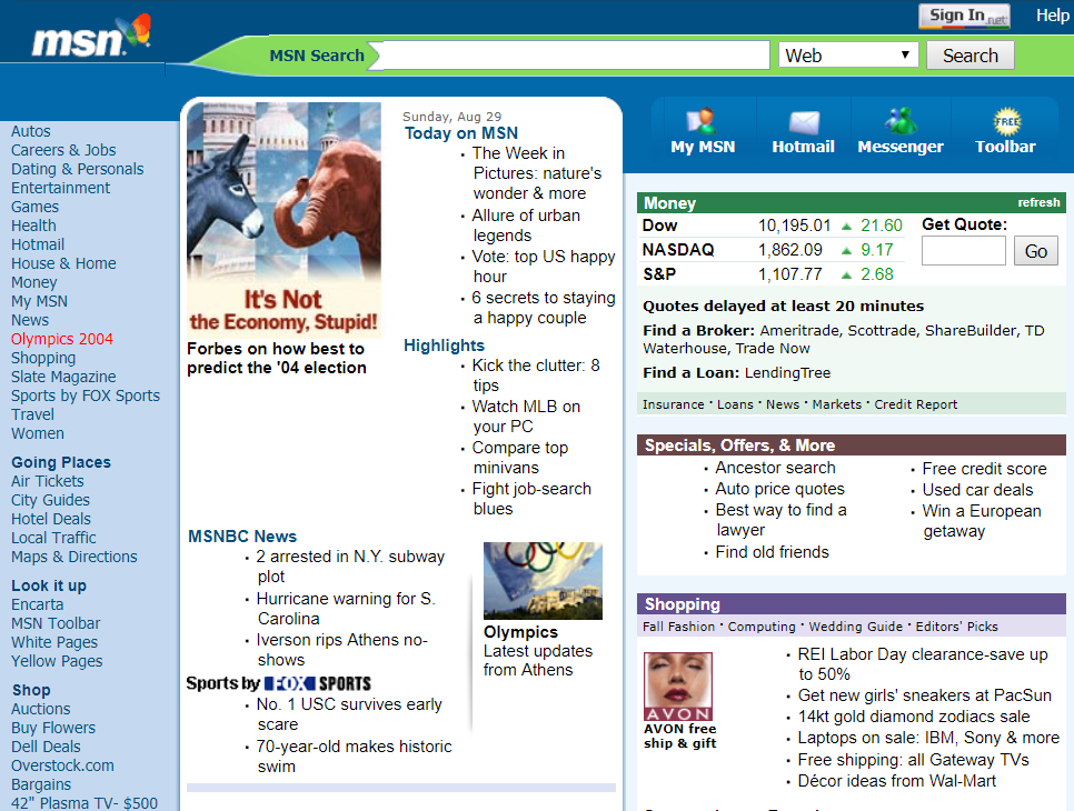 MSN Search Engine 2004