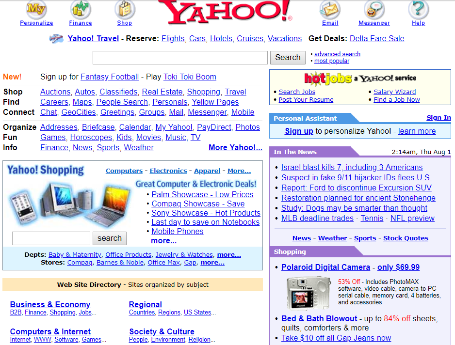 Yahoo Search Engine